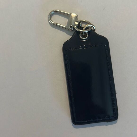 COACH  Black Leather Hang Tag - Picture 3 of 4